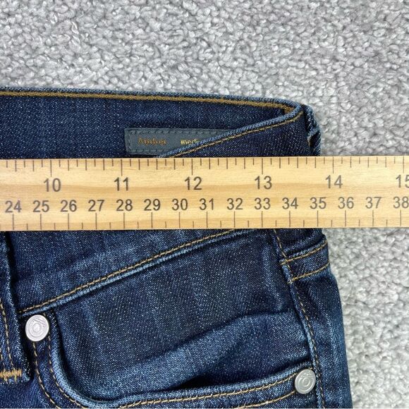 Citizens of Humanity Amber Jeans Women’s 26 Blue Bootcut Low Rise Dark Denim - Picture 11 of 15